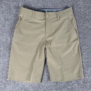 Adidas Shorts Mens 30 Tan Ultimate 365 Golf Sports Grip Waist 10” Stretch Chino